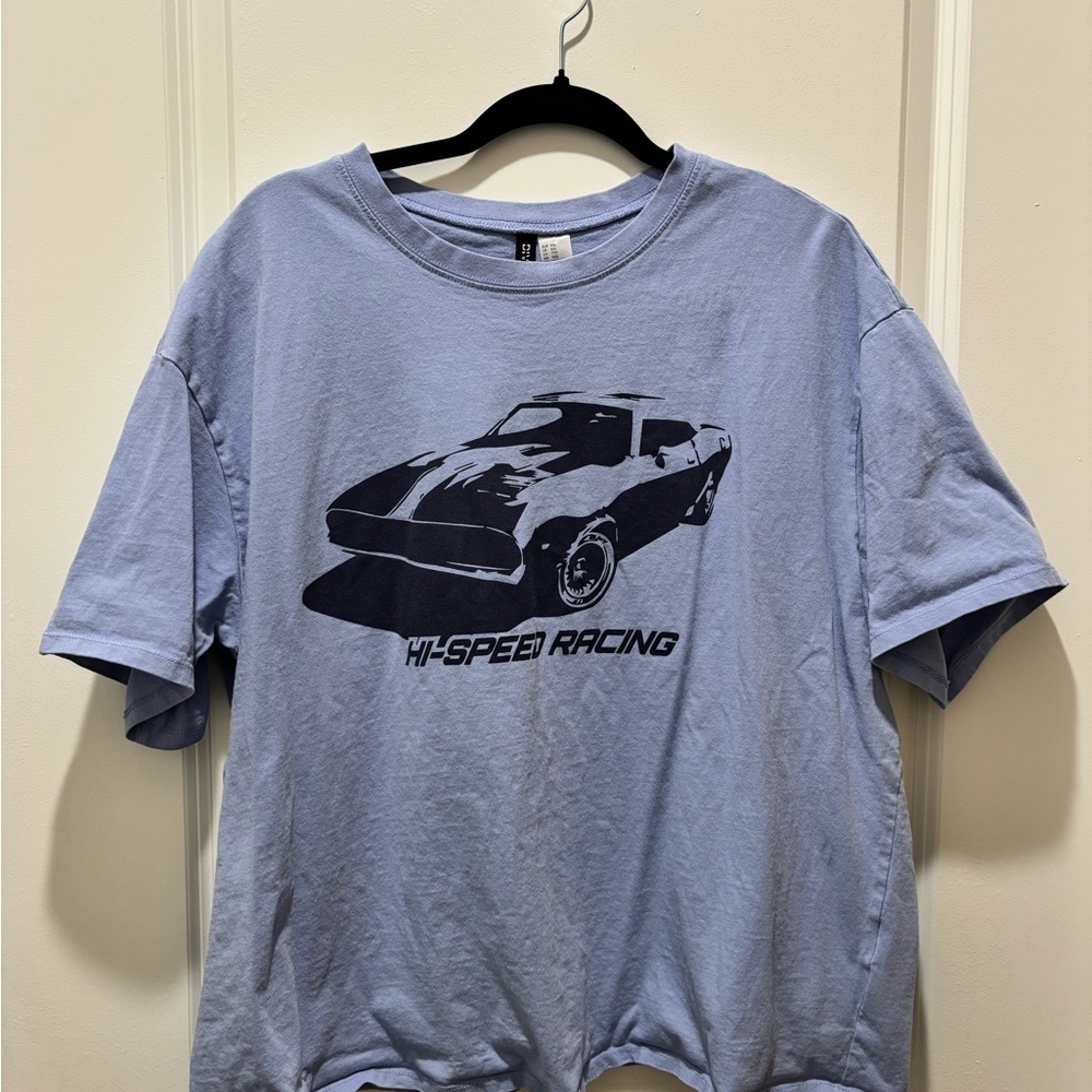 H&M Light Blue Hi-Speed Racing Tee